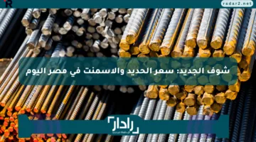 شوف الجديد: سعر الحديد والأسمنت في مصر اليوم